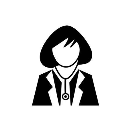 female doctor   iconのイラスト素材
