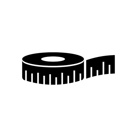 measuring tape  iconのイラスト素材