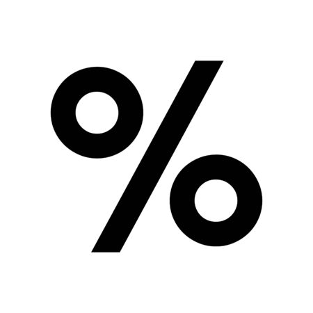 percentage  iconのイラスト素材