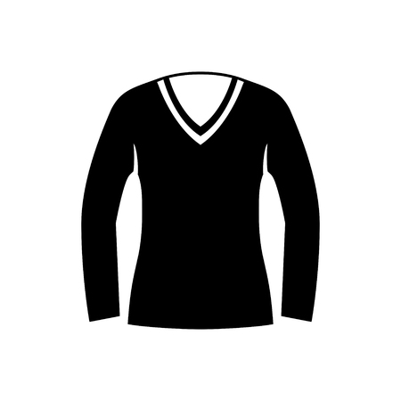 long sleeves shirt iconのイラスト素材