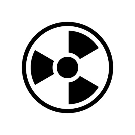 radioactive  iconのイラスト素材