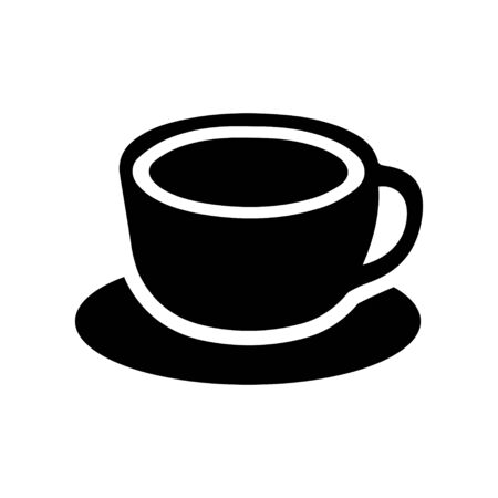 coffee mug icon buttonのイラスト素材