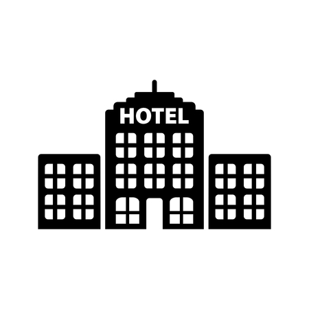 hotel  iconのイラスト素材