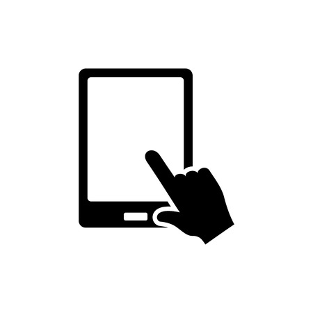 tablet pointer   iconのイラスト素材