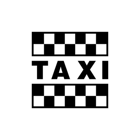 taxi sign iconのイラスト素材