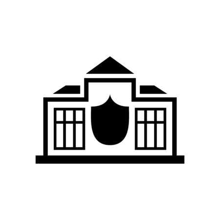 police station  iconのイラスト素材