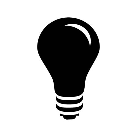 light bulb iconのイラスト素材