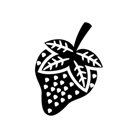 strawberry iconのイラスト素材