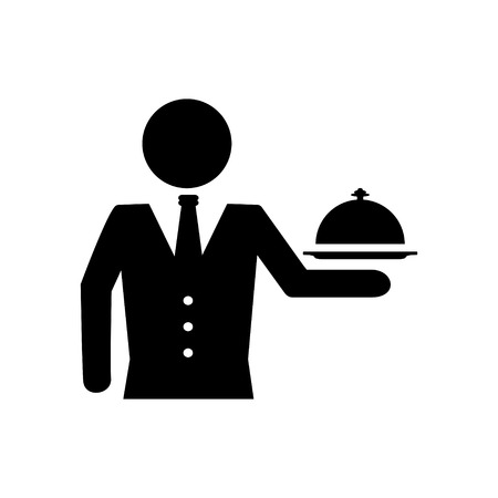 waiter  iconのイラスト素材