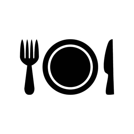 cutlery iconのイラスト素材