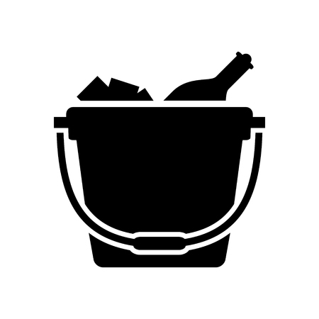champagne bucketのイラスト素材
