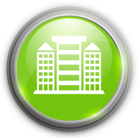 hotel building iconのイラスト素材
