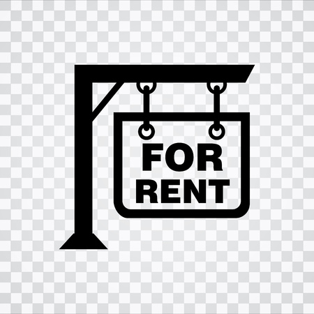 for rent sign  iconのイラスト素材