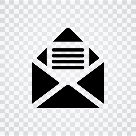 open mail   iconのイラスト素材