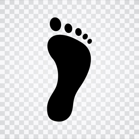 footprint icon.のイラスト素材