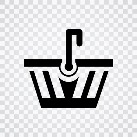 shopping basket  iconのイラスト素材