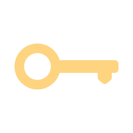 Key icon on a white backgroundのイラスト素材