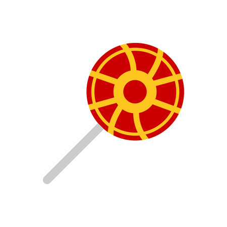 Lollipop vector on a white backgroundのイラスト素材