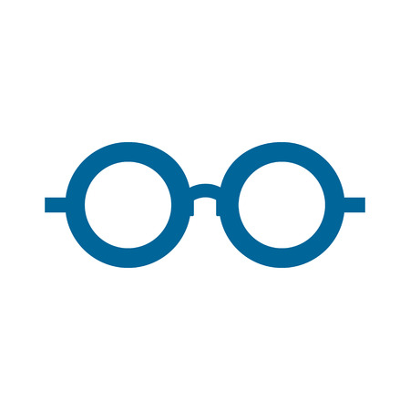Vector eye glasses isolated, optical fashion glasses - eyeglasses frame illustration.のイラスト素材