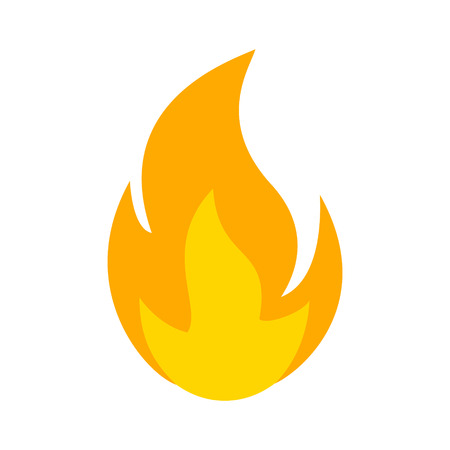 Fire flame illustrationのイラスト素材