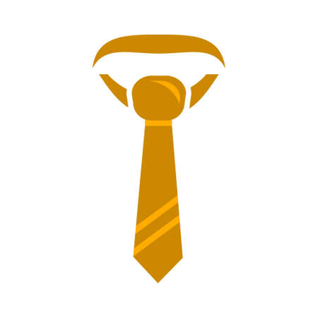 vector cravat icon - tie illustration. fashion wear, clothes textile - fashion apparelのイラスト素材