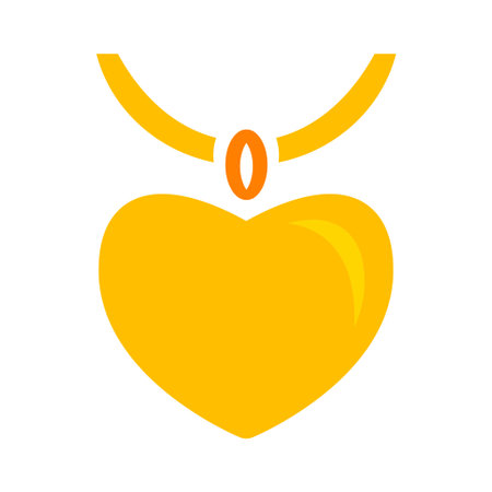 vector necklace jewelry - pendant iconのイラスト素材