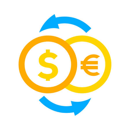 money exchange iconのイラスト素材