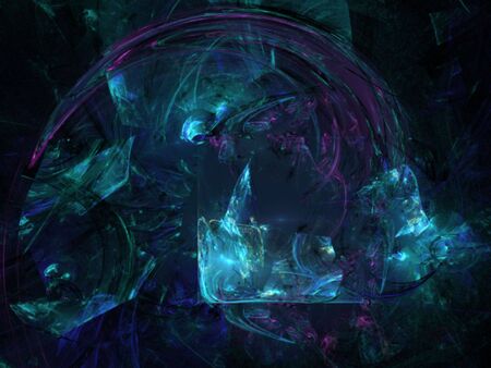 Colorful Fractal Abstract Background Imageの写真素材