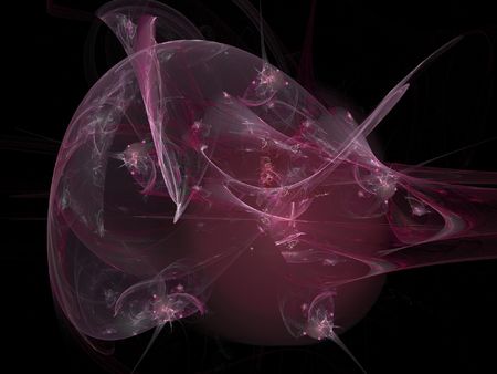 Colorful Fractal Abstract Background Imageの写真素材
