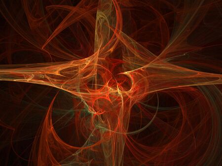 Colorful Fractal Abstract Background Imageの写真素材