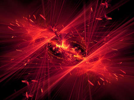 Colorful Fractal Abstract Background Imageの写真素材