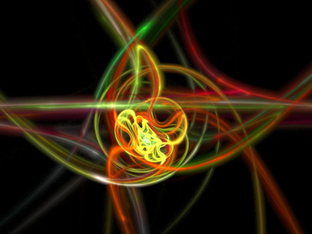 Colorful Fractal Abstract Background Image