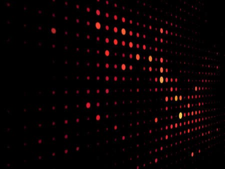 Abstract Digital Background made of various sized circlesの写真素材
