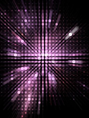 Abstract Digital Background made of various sized circlesの写真素材