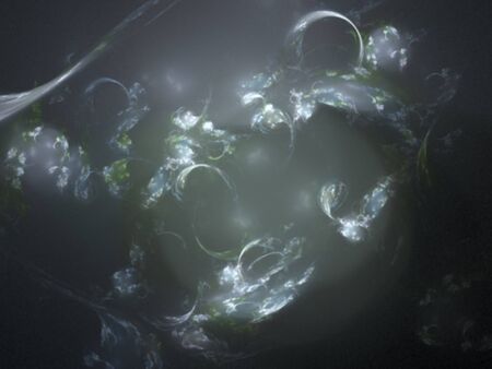 Colorful Fractal Abstract Background Imageの写真素材