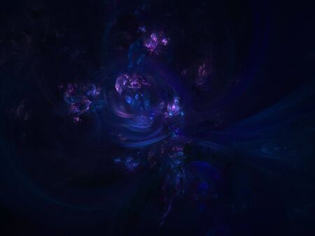Colorful Fractal Abstract Background Imageの写真素材