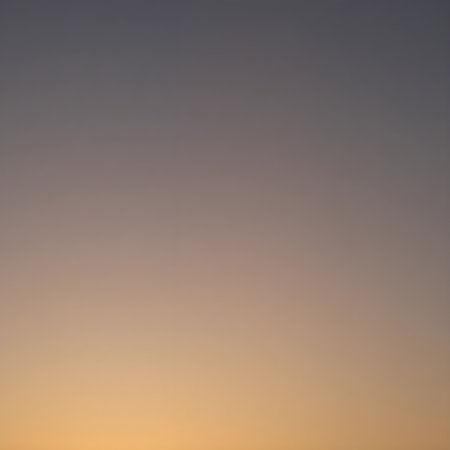 sunset sky background, soft cloudy sky with sunbeams and gradientの写真素材