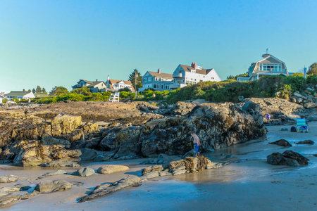 Rocky beach in Ogunquit, Maine