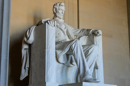 Lincoln Memorial from front leftのeditorial素材