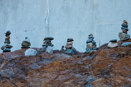 Rock towersの写真素材