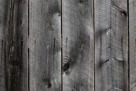 Weathered vertical wood barn planksの写真素材