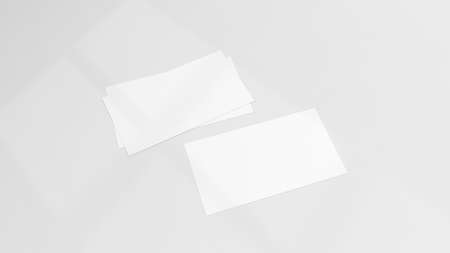 Background for business card mock-up. Business card design background. 3D rendering illustration.の写真素材