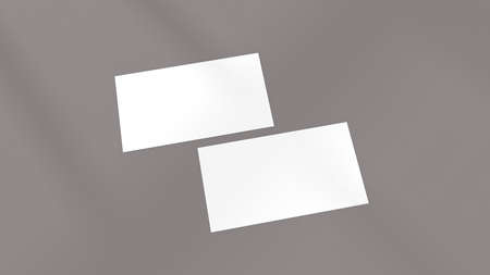 Background for business card mock-up. Business card design background. 3D rendering illustration.の写真素材
