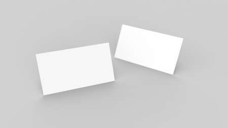 Background for business card mock-up. Business card design background. 3D rendering illustration.の写真素材