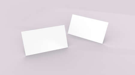 Background for business card mock-up. Business card design background. 3D rendering illustration.の写真素材