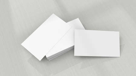 Background for business card mock-up. Business card design background. 3D rendering illustration.の写真素材