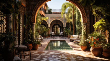 Luxury hotelの素材