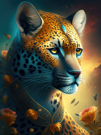 Leopard in the wild.の素材