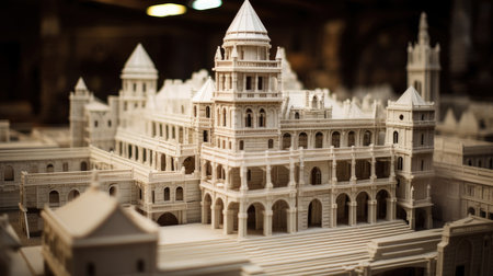 Miniature model of the ancient cityの素材