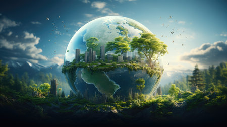 Ecology concept.の素材